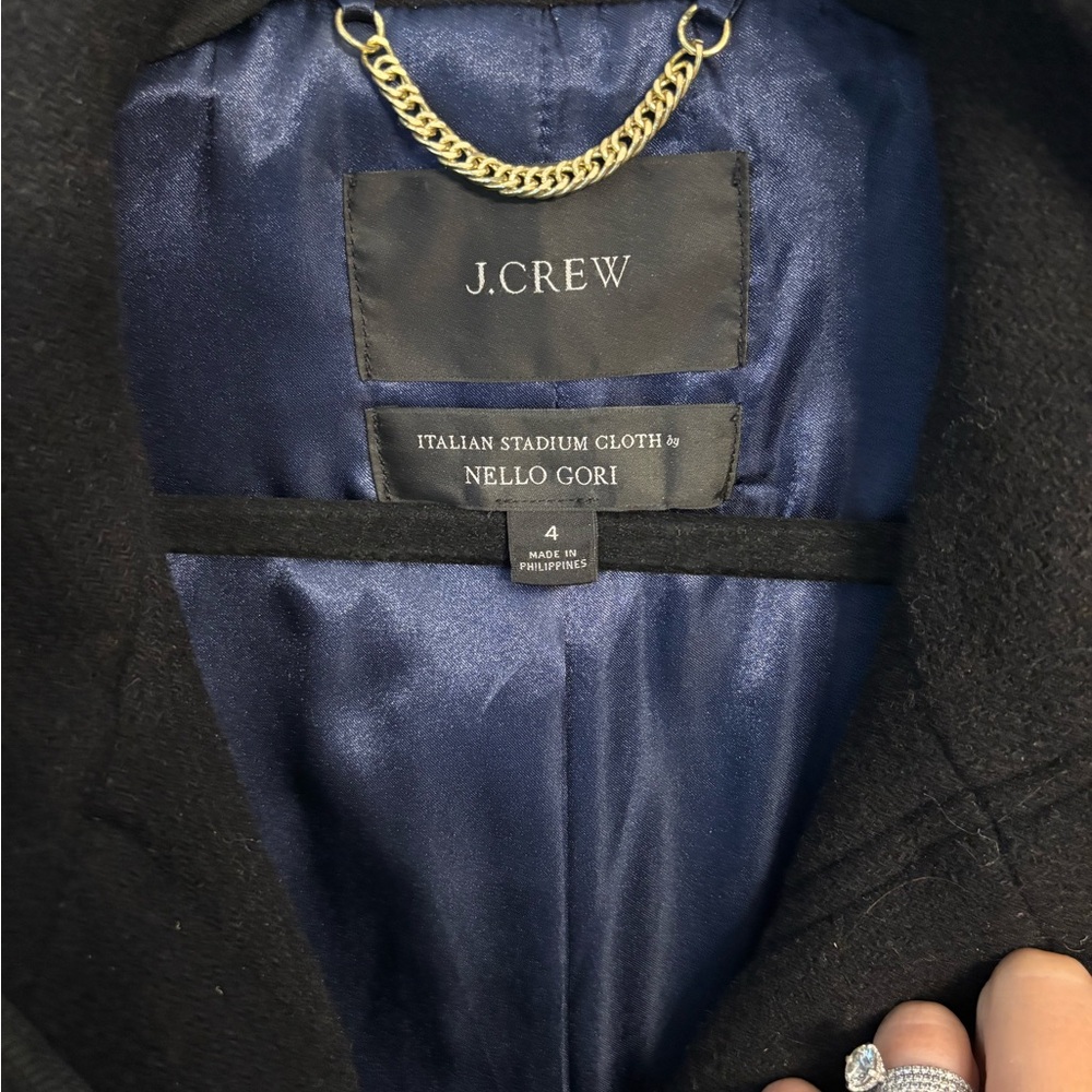 J.Crew Toscana coat in Italian stadium-cloth wool blend - Picture 4 of 10